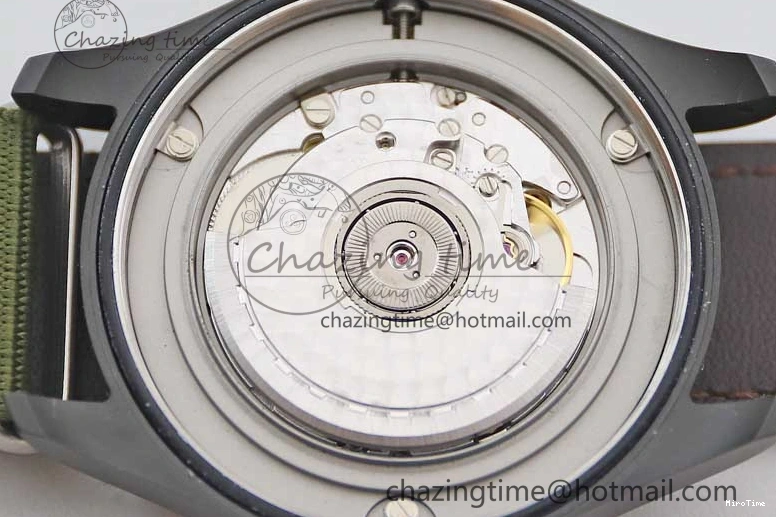 MIROTIME 0304 Packable Mark XVIII ‘TOPGUN SFTI’ Ceramic M+F Best Edition Black Dial on Green Nylon Strap 7048